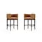 Manhattan Comfort Kingsley Barstool in Camel and Dark Walnut (Set of 2) 2-BS012-CL - alternate 1